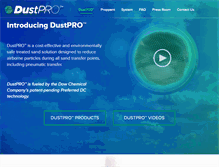 Tablet Screenshot of dustpro.com